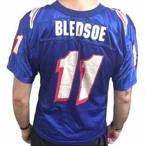 90s Drew Bledsoe New England Patriots #11 NFL Football Jersey Youth Large